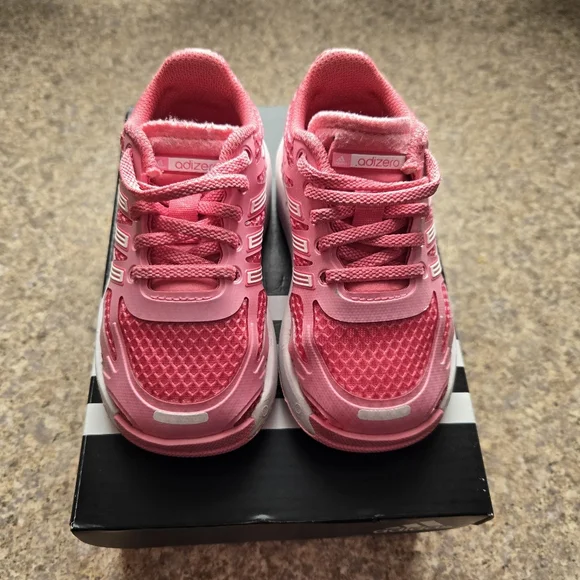 Adidas ADIZERO Aruku EL I Toddler Girl Pull On Sneakers Size 6 - Picture 4 of 15